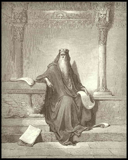 King solomon in old age