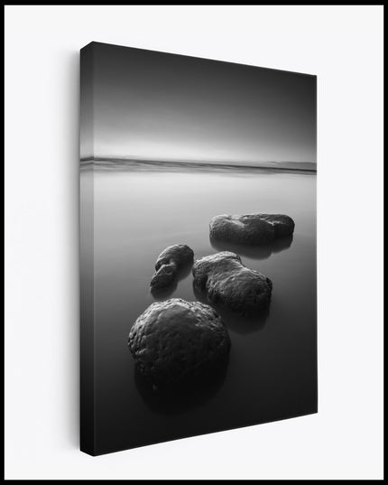 Stones in the Water Canvas