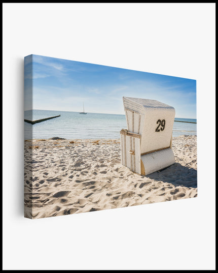 Beach Chair on Hiddensee Canvas