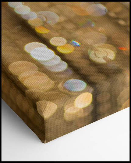 Gold Bokeh Canvas