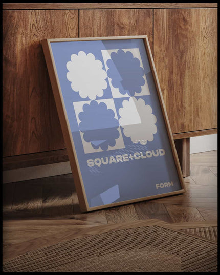 Square Cloud Poster