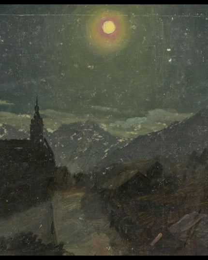 Alpine Landscape at Night