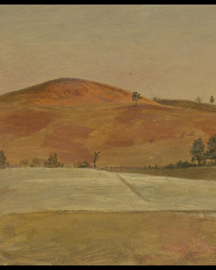 Landscape with low Hill and Fields