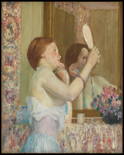 Woman with a Mirror (Femme qui se mire)