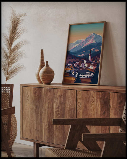 Seefeld Illustration Poster