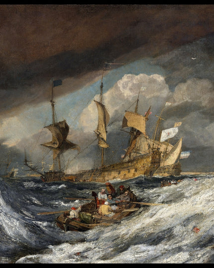 Boats Carrying Out Anchors