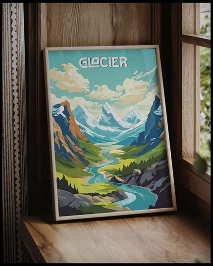 Glacier National Park Poster