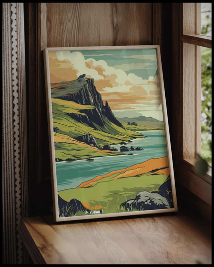 Isle of Skye Illustration Poster